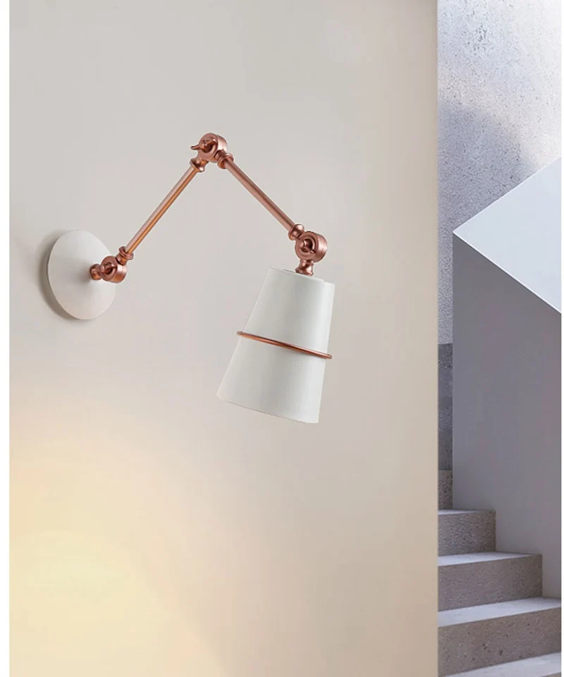 Creative Nordic Retractable Wall Lamp LOFT Industrial Light Simple Decorative Light for Restaurant Study Bedroom Bedside Office (12)