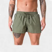Сексуальный купальный костюм Мужская одежда для плавания плавки однотонные быстросохнущие мужские шорты для плавания гей боксерский походшорты для купания доска Трусы пляжная одежда