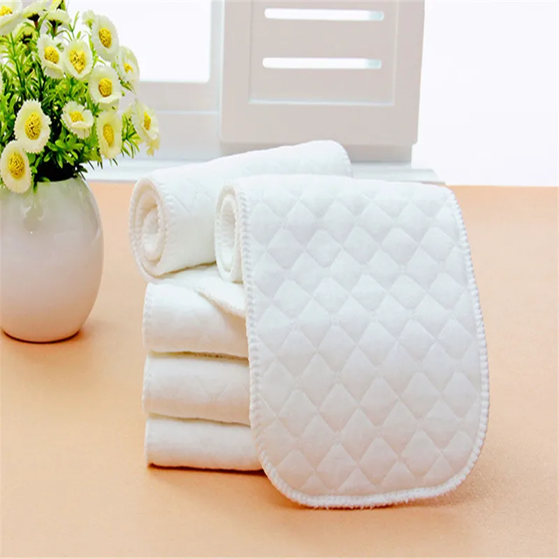 10pieces/bag baby reusable diapers Bamboo Eco Cotton disposable diapers