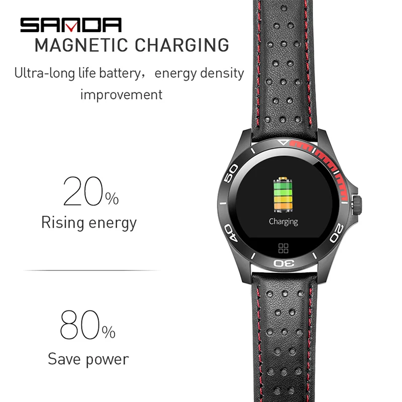 Новые умные часы SANDA с Bluetooth мужские и женские спортивные Смарт пульсометром