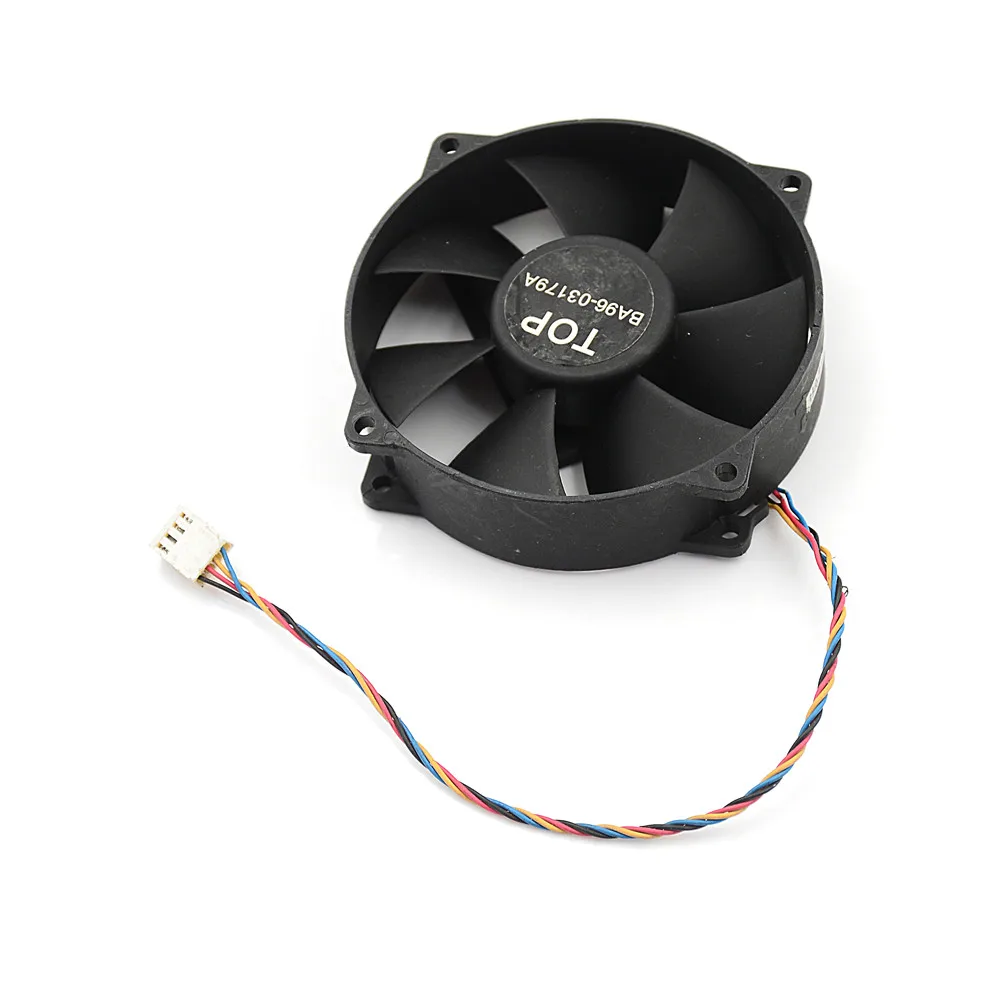New F129025SU CPU Round Fan 12V 4Pin 0.38A Wire Cooling Fanin Fans