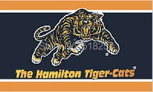 Hamilton Tiger-Cats Flag 3×5 FT Banner 100D Polyester CFL flag 1505, free shipping