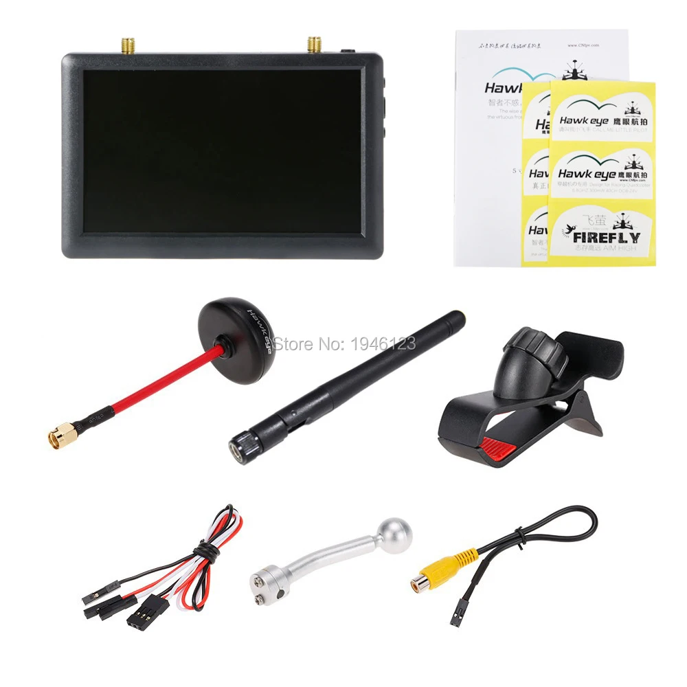 

2018 Hawk Eye LITTLE PILOT Flying Hand Double Reception Traversing Machie 5.8G High Definition FPV Aerial 5 Inch Display Screen
