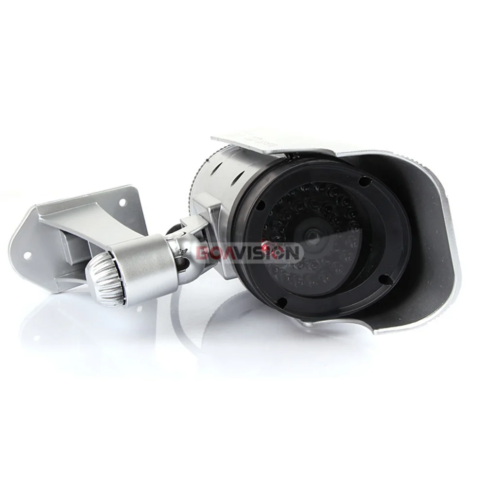 Solar gun type monitors Security Use Real Looking Dummy Fake CCTV Camera Security Camera with Solar gun type monitors Security Use Real Looking Dummy Fake CCTV Camera Security Camera with