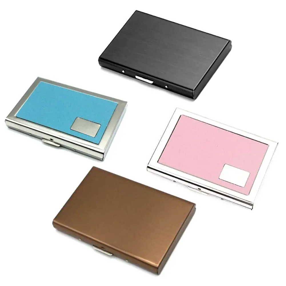 

Stainless Steel Nano Plating Anti-magnetic Credit Cards Storage Holder Protector