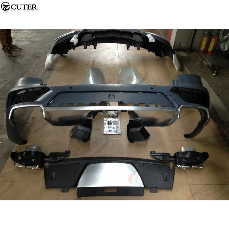 Автомобильный комплект кузова W164 ML300 ML350 ML500 ML63 PP передний и задний бампер для Benz AMG