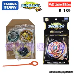 Подлинная TAKTRA TOMY BEYBLADE GT B-139 золото Ограниченная серия ведьма Дракон взрыв игрушки с гироскопом