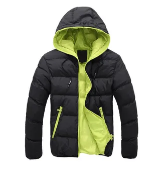 

Winter Men Cotton Sweatshirts Thick Solid Zipper Hooded Fashion Outerwear Fashion Coat Sweatshirts Jacket Plus Size Male