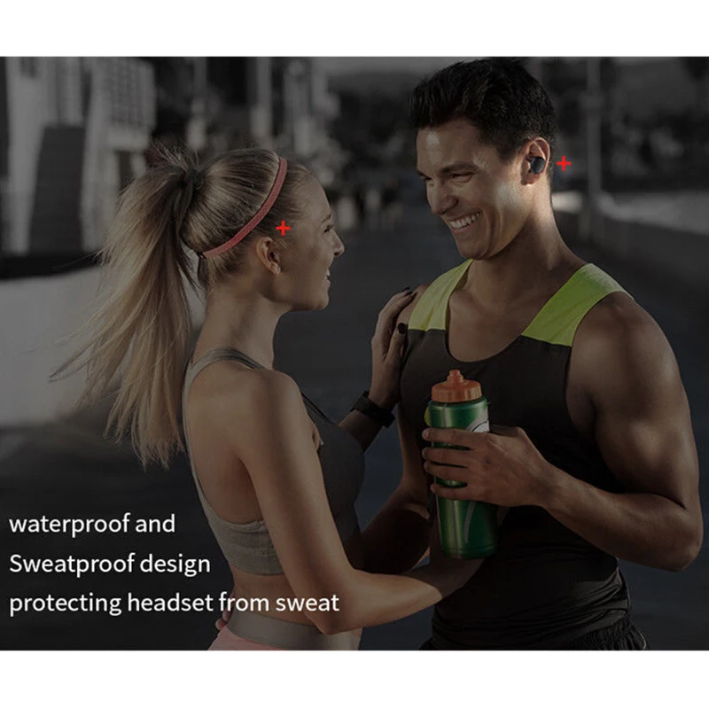 Mini Invisible Twins Wireless Earphones TWS Bluetooth Stereo Sport Waterproof Headset Earbuds Handsfree for iPhone Xiaomi (3)