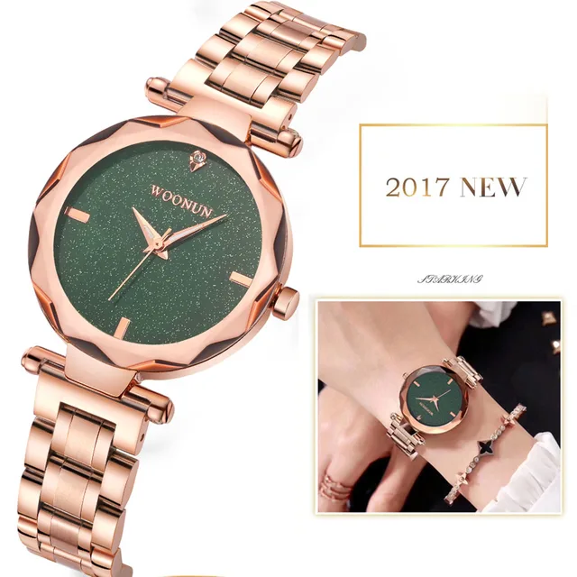 2018 New Womens Watches Rose gold Watch Women Stainless Steel Quartz Bracelet Wa 2018 New Womens Watches Rose gold Watch Women Stainless Steel Quartz Bracelet Wa