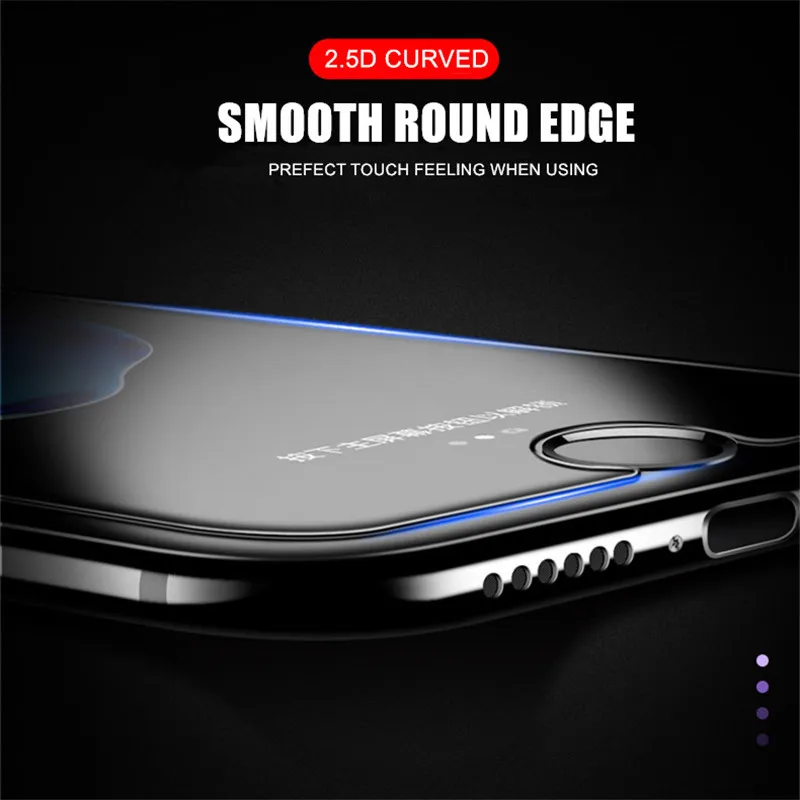 QINUO 9H HD прозрачное закаленное стекло для iPhoneXS Max XR Защитная пленка экрана iPhone5S SE 6 6S