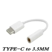 Тип C USB-C штекер 3,5 мм разъем для наушников гарнитура Женский адаптер разъем для Letv LeEco Le Max 2 Pro XIAOMI HUAWEI OPPO type-c