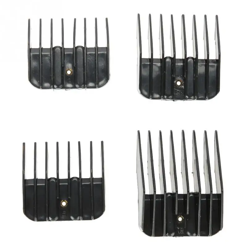 Squared Limit Comb 4 шт., универсальный концевой гребень для стрижки волос, триммер для стрижки волос, руководство для стрижки волос, инструменты для укладки волос, электрические машинки для стрижки волос, наборы для бритья - Цвет: Squared Limit Comb