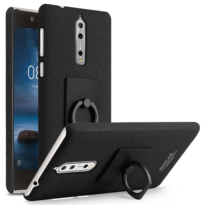 IMAK for Nokia 8 Case for Nokia 8 Cover Cowboy Hard Plastic Phone Stand Back Cover Case for Nokia 8 Nokia8