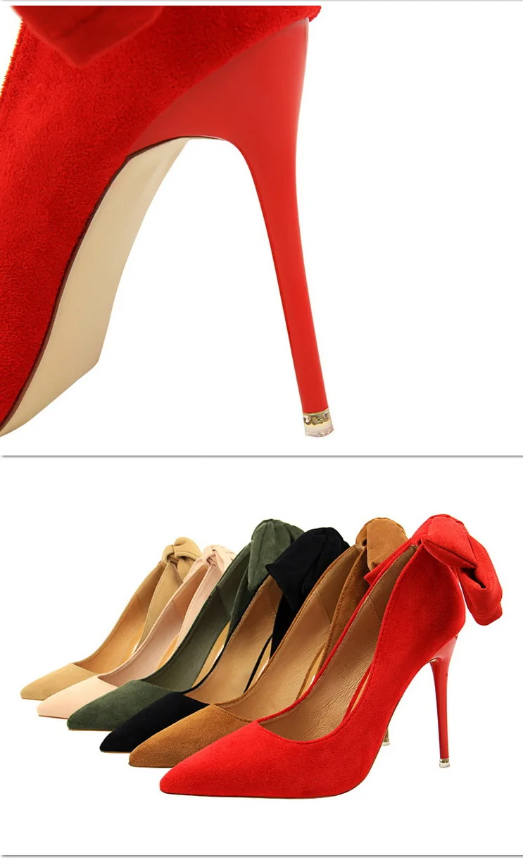BIGTREE/женские брендовые туфли-лодочки на высоком каблуке, женская обувь с острым носком, с ремешком и пряжкой, с бабочкой, летняя пикантная