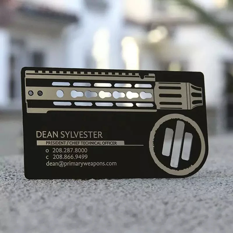

Manufacture wholesale cheap custom black metal card make black VIP metal card