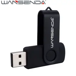 WANSENDA Повернуть USB Flash Drive 32 ГБ 16 ГБ metal индивидуальные накопитель 128 ГБ 64 г 2,0 usb памяти stick 8/4 ГБ Реальная Емкость Флешки