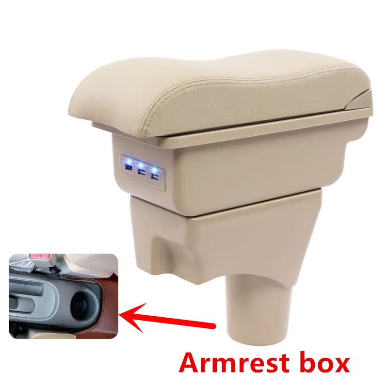 Для Nissan Sunny/Versa подлокотник коробка из искусственной кожи центральный магазин содержимое коробка подстаканник авто-Стайлинг Аксессуары запчасти 11-16