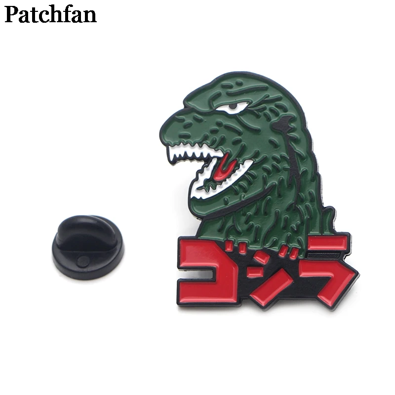 Patchfan динозавров из цинкового шпильки рюкзак гордость одежда медаль материал для