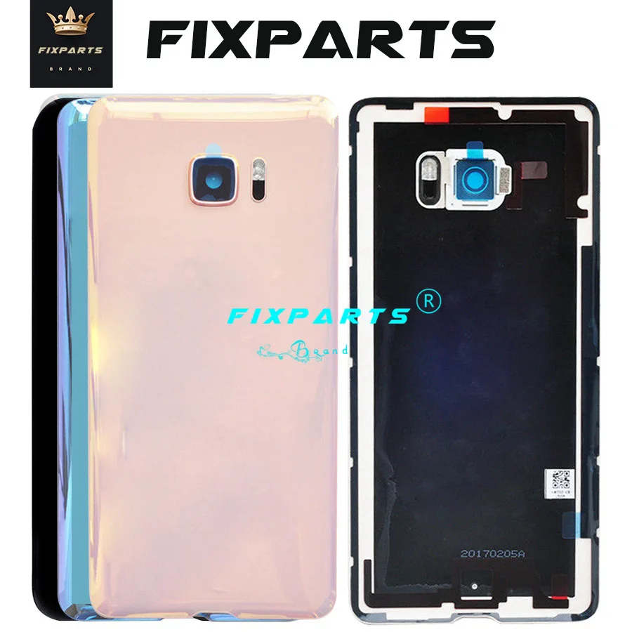 New Original Material Glass Back Rear Housing Door For HTC U Ultra Back Battery Cover Case with Camera Lens (8)