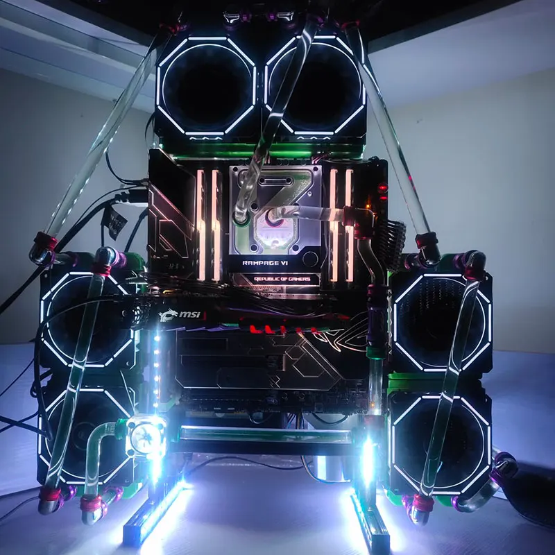 Acridandy новые компьютерные Чехлы настольная материнская рама для мини-ITX шасси