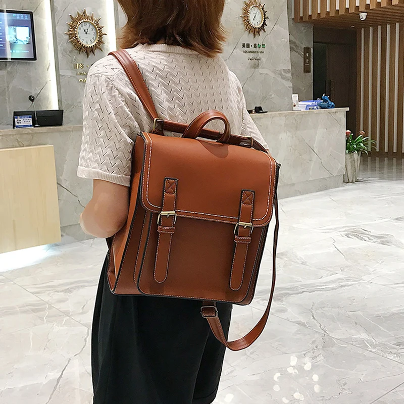 Kawaii Therapy Walnut Series Vintage Large Backpack - Limited Edition