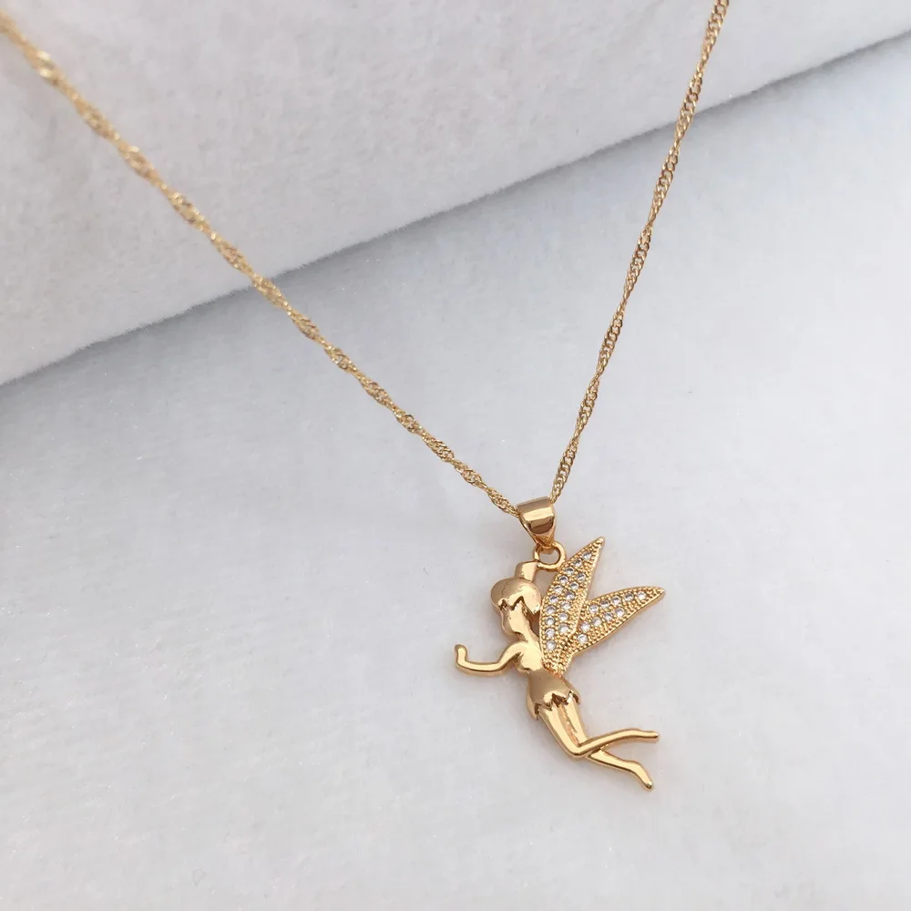 Angel Pendant With 48cm Chain Trendy 