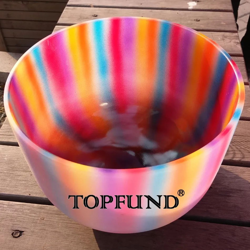 Buy TOPFUND Rainbow Color Frosted Chakra Quartz
