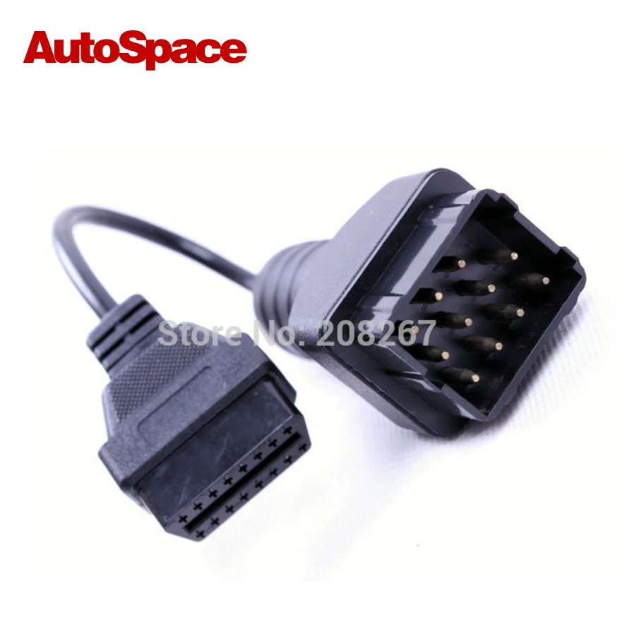 Prix pour Haute Qualité 12Pin à OBD2 16Pin Câble pour Renault Connecteur Scanner de diagnostic De Voiture Interface 12 à 16 Broches Ligne 12-Pin Outil D'analyse Prix pour Haute Qualité 12Pin à OBD2 16Pin Câble pour Renault Connecteur Scanner de diagnostic De Voiture Interface 12 à 16 Broches Ligne 12-Pin Outil D'analyse