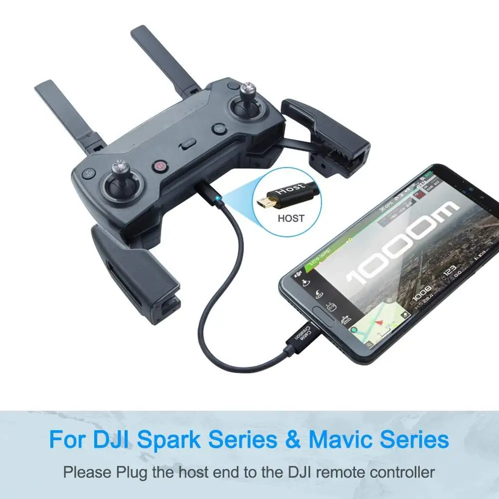 Кабель Micro USB cablecreation микро флеш накопителем и мини OTG кабель совместимый с DJI Spark