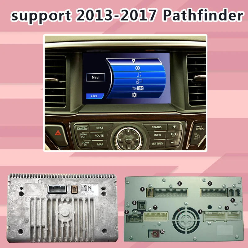 Lsailt Android gps навигационная коробка для Nissan Pathfinder 2012- high end, с G QX50 QX60 Q70 QX80 и т. д. youtube Яндекса поддержка