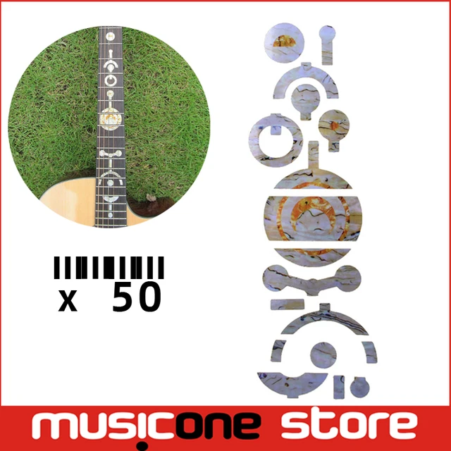 DIY Acoustic Electric Guitar Fretboard Inlay Stickers Guitar Neck
