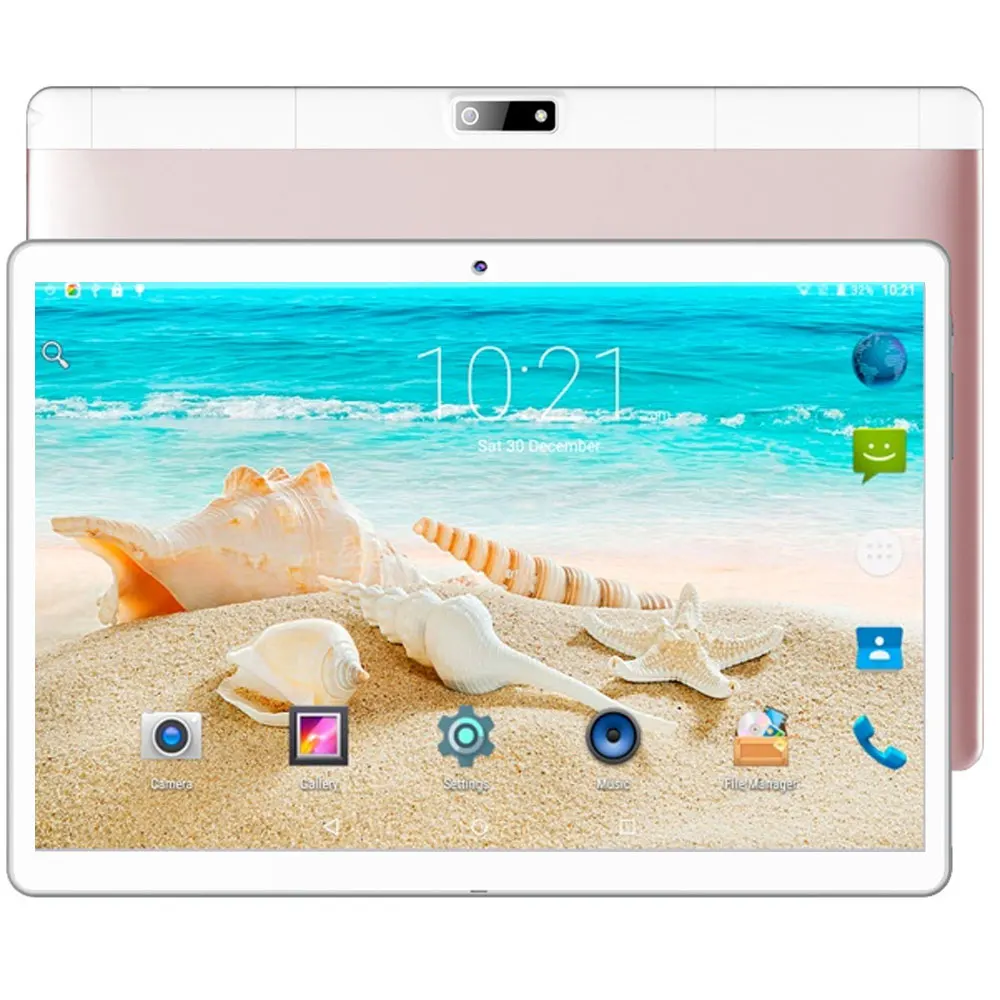 Планшет NERLMIAY 10 1 дюйма Android 4 2 Гб ОЗУ 32 ПЗУ Мультитач Bluetooth 0 двойная sim карта