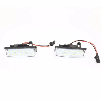 

License Number Plate Lamps Light for Nissan TEANA J31 J32 Maxima Cefiro Altima Rogue Sentra Error Free 18 3528 SMD LED