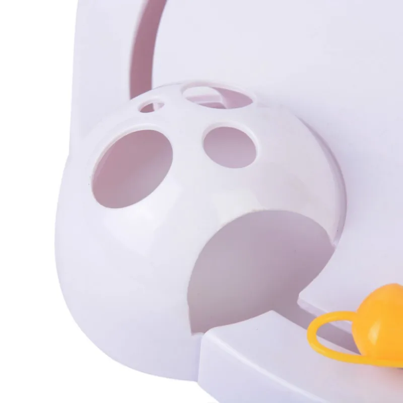 Funny Cat Automatic Rotating Interactive Pet Cat Toys Cat Play Teaser Plate Mice Catch Toy Electric Playing Exercise Toys