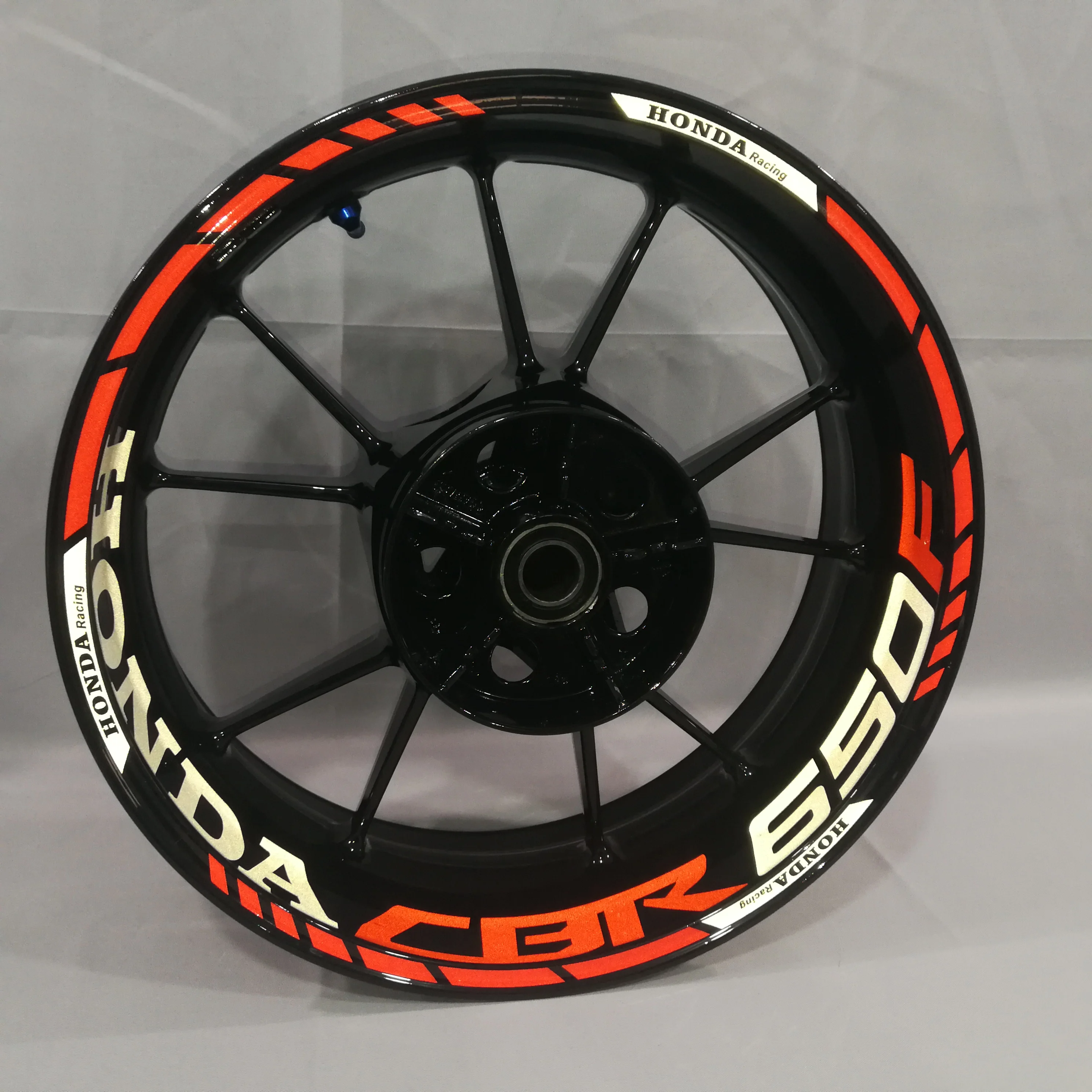 

For honda CBR650F motorcycles wheel stickers waterproof Reflective Rim decals Front & Rear custom inner rim