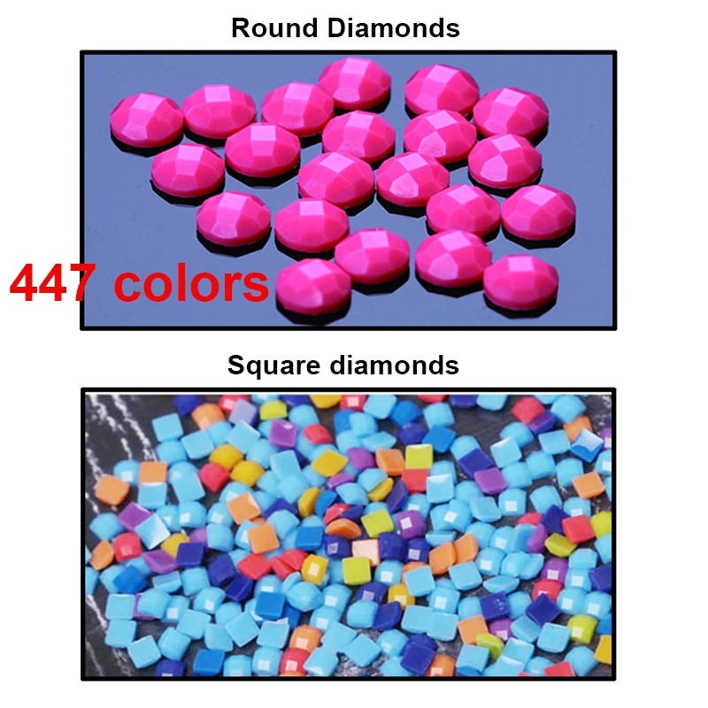

Embroidery Diamond painting 447colors/bags/kg, Wholesale Square& round Diamonds, can choose color accessory