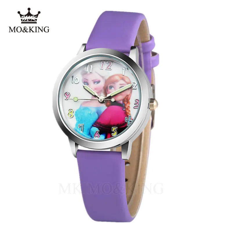 Reloj Infantil детские часы Снежная королева принцесса Эльза Анна София мультфильм детские часы кварцевые наручные часы Relojes