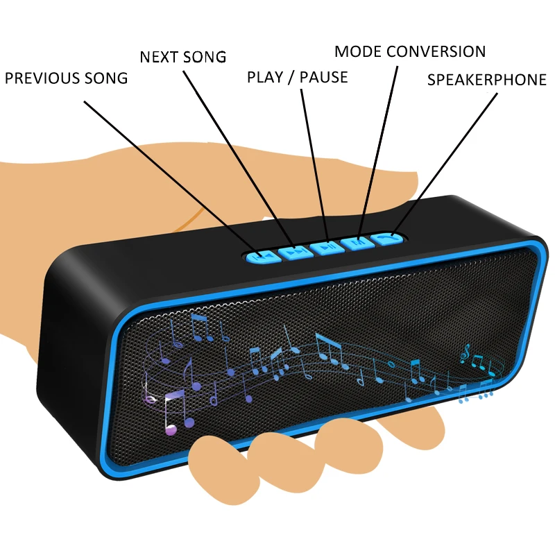 

LIGE Bluetooth Speaker IPX7 Waterproof Portable Speaker 20W Computer Speakers Subwoofer Mini speaker Sound Loudspeaker Handfree