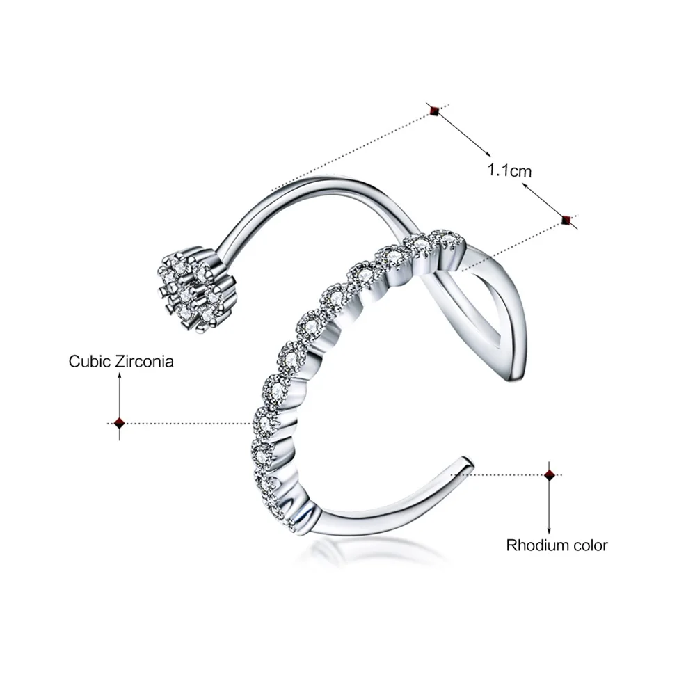 DreamCarnival 1989 New Trendy Flower White Cubic Zircon Jewelry Design Copper Ring for Women Girl Friend Anel Masculino WA11493