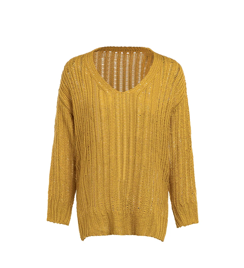 Everkaki Women Solid Knit Boho Sweaters Pullovers Long Sleeve Standard Cardigans Bohemian Holiday Female 2018 Autumn New (11)