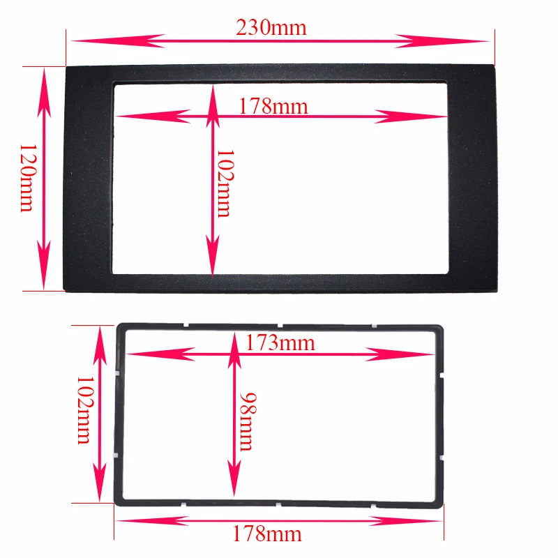 11-046 Автомобильная радиосвязь для FORD Focus II C-Max S-Max Fusion Fiesta Frame Kit 2005-2011 dash Mount Kit Adapter Trim panel