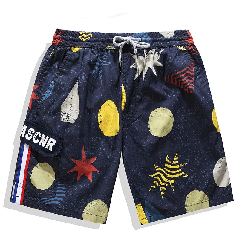 WildSurfer мужские пляжные шорты для плавания брюки быстросохнущие шорты плюс размер костюм для серфинга анти-брюки хлопок доска короткие SP74 - Цвет: WS5127