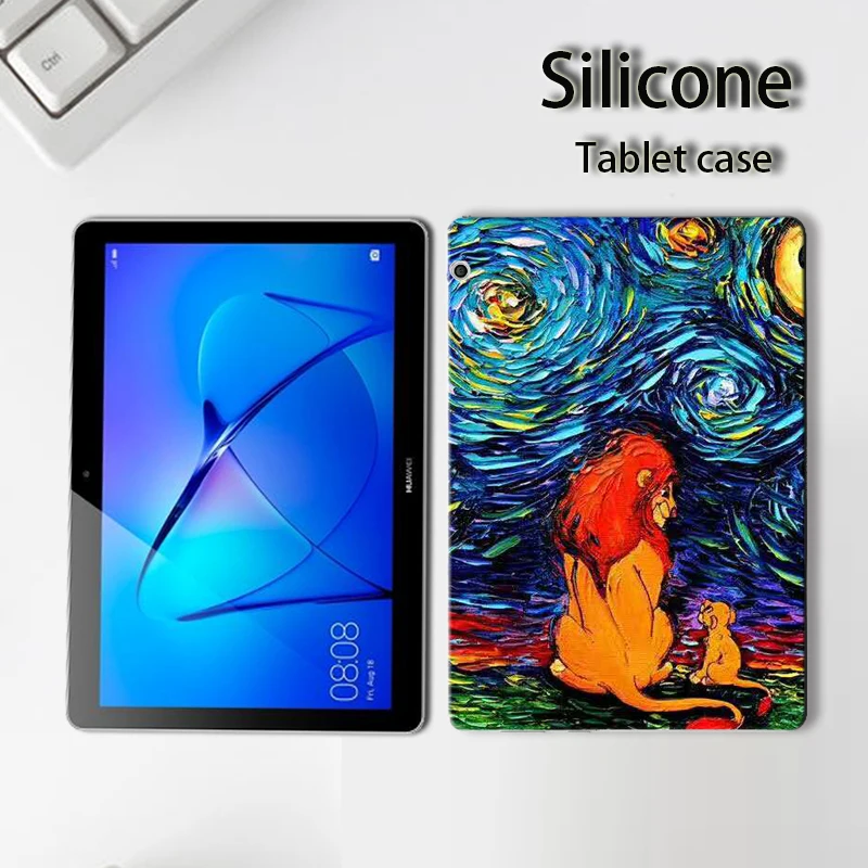 Чехлы для планшетов с рисунком для huawei MediaPad T3 7 8 10 для Honor Pad 2 8,0 9,6 AGS-W09 KOB-W09 L09 BG2-U01 чехол+ ручка