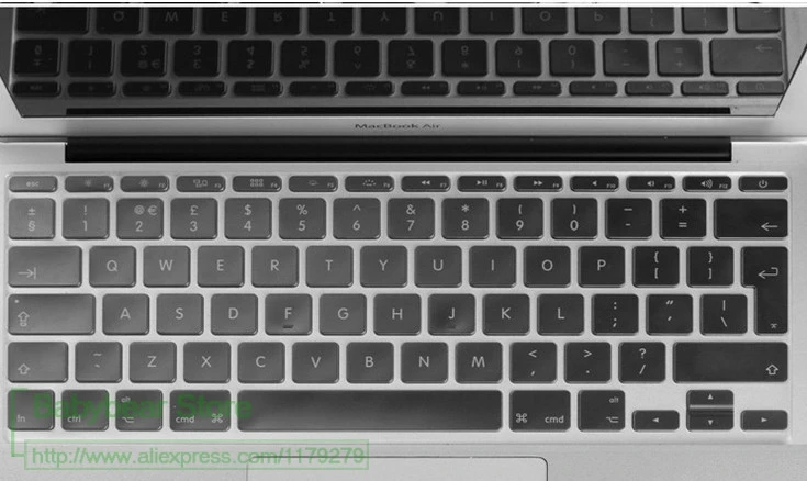 Европейский ЕС ЕВРО ТПУ Клавиатура Защитная крышка для Macbook Pro 13 15 дюймов A1707 сенсорная панель для Macbook Air Pro 11 12 13 retina