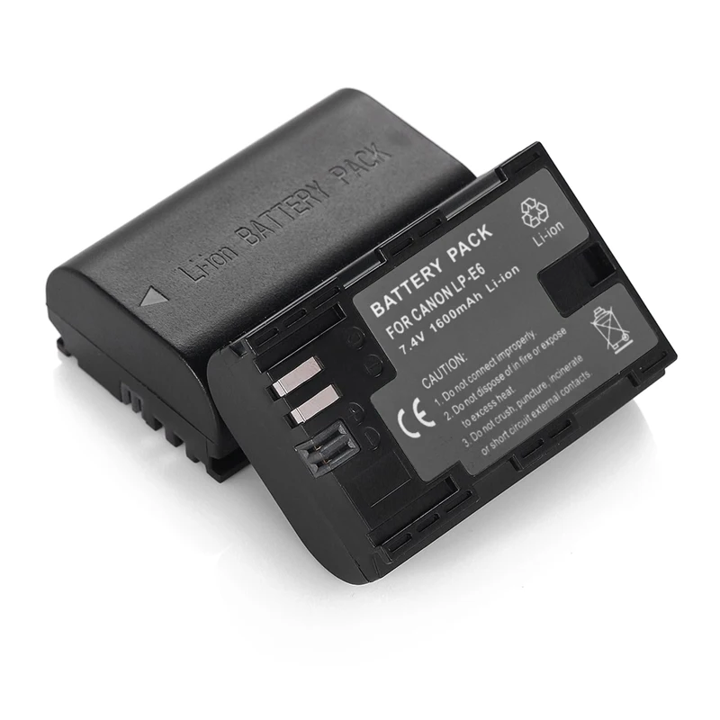 MELASTA LPE6 BatteryFor Canon EOS 5DII 5D2 5D3 7D 60D 5 DIII 6D 70D BG-E14 BG-E13 BG-E11 BG-E9 BG-E7 BG-E6  SLR DSLR 