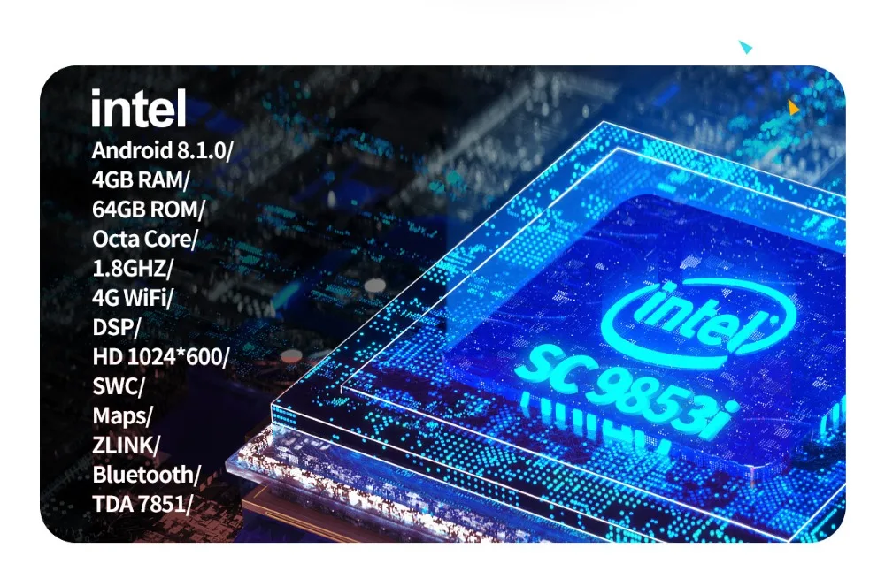 Flash Deal JOYING 2 din car radio autoradio universal 4GB+64GB GPS support SIM Card Android 8.1 Octa Core 7inch HD screen DSP WIFIfor Honda 10