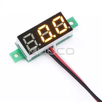 

Digital Voltmeter/Tester DC 0 ~100V Volt Meter Yellow Led display Digital Meter/Panel Meter DC 12V 24V Voltage Meter/Monitor
