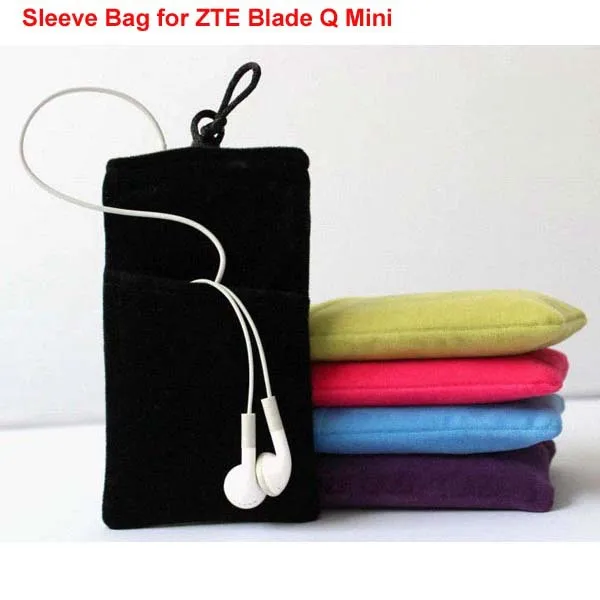 New Soft Cloth Sleeve Case Bag Pouch Cover Skin For ZTE Blade Q Mini |