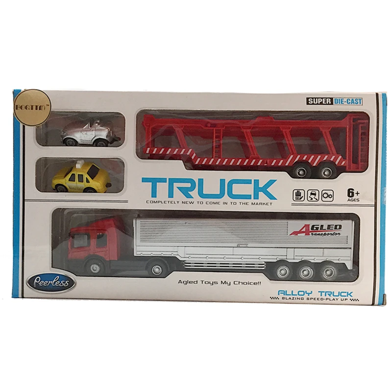 High Quality Kids Model Toy Car Kits Gift Plastic Big Container Truck